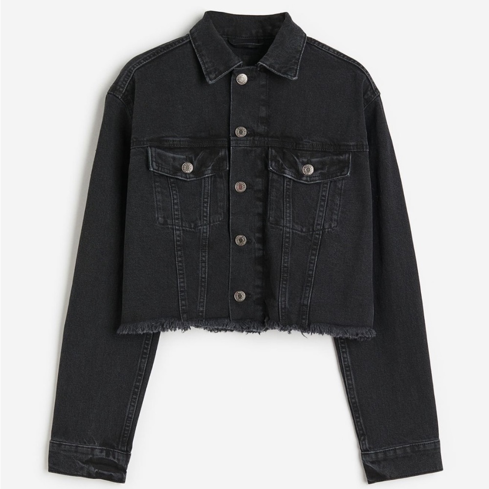 OVERSIZED fits like M denim jacket - Picture 2 of 9